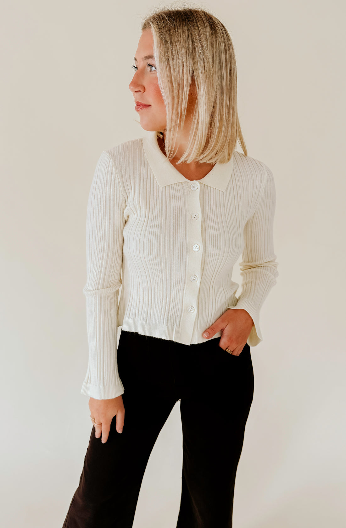 FRNCH TAYLOR BUTTONED TOP