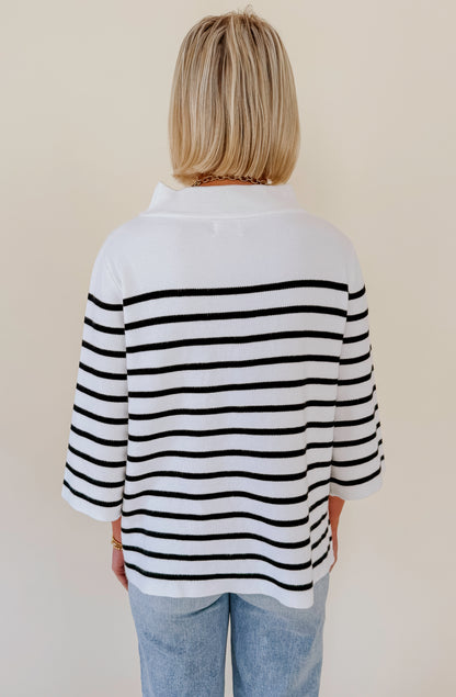 TAKE YOUR TIME MOCK NECK SWEATER