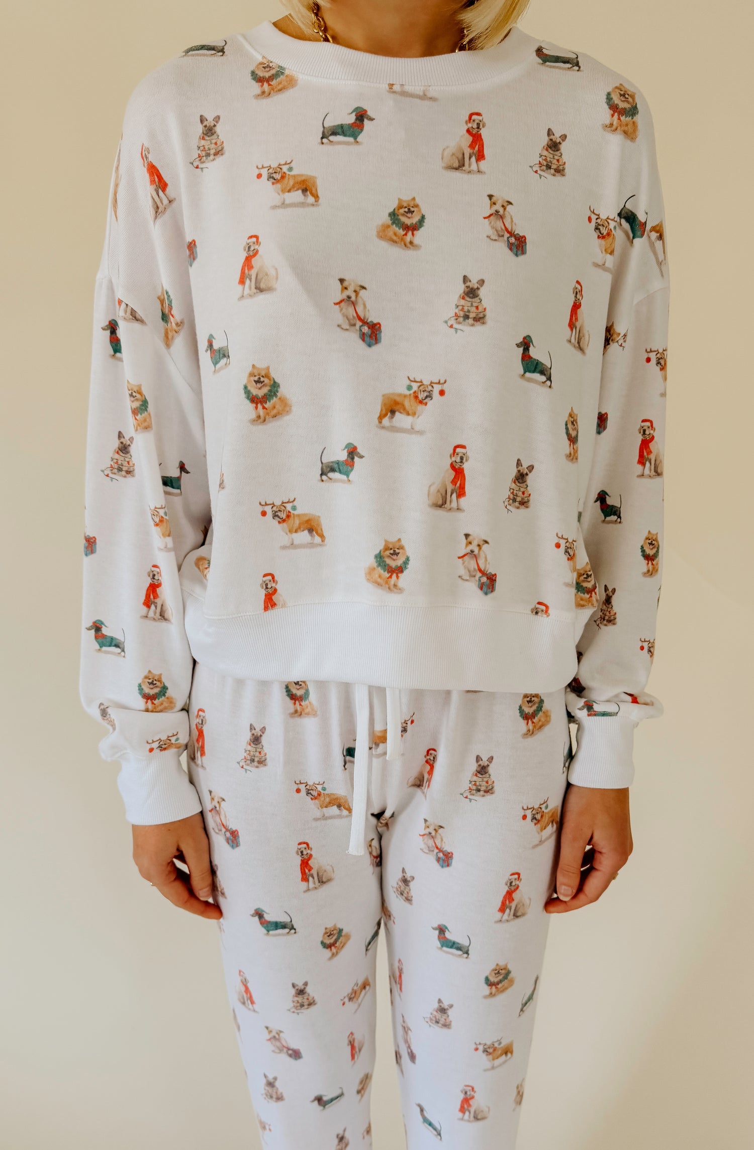 Z SUPPLY COZY UP PUP LONG SLEEVE TOP