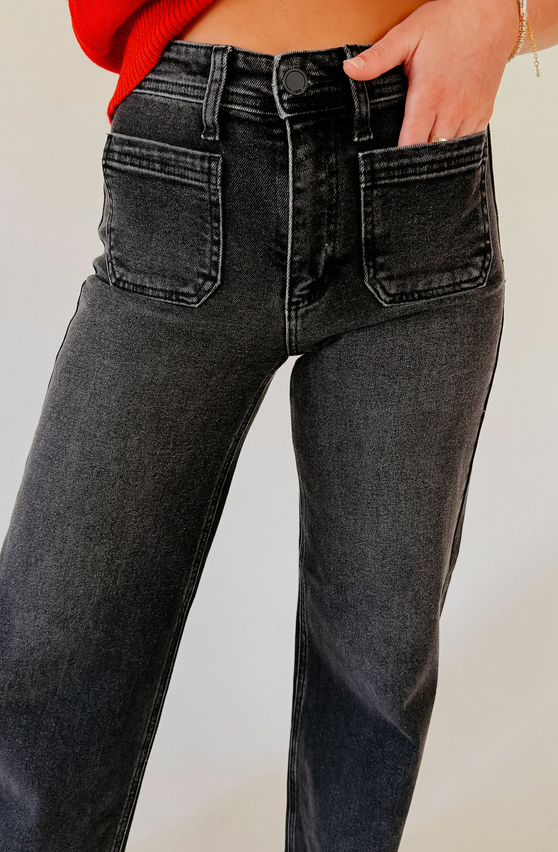 JBD MICRO PATCH POCKET WIDE LEG DENIM