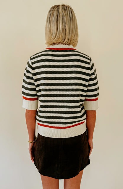 LONG STORY SHORT STRIPED SWEATER