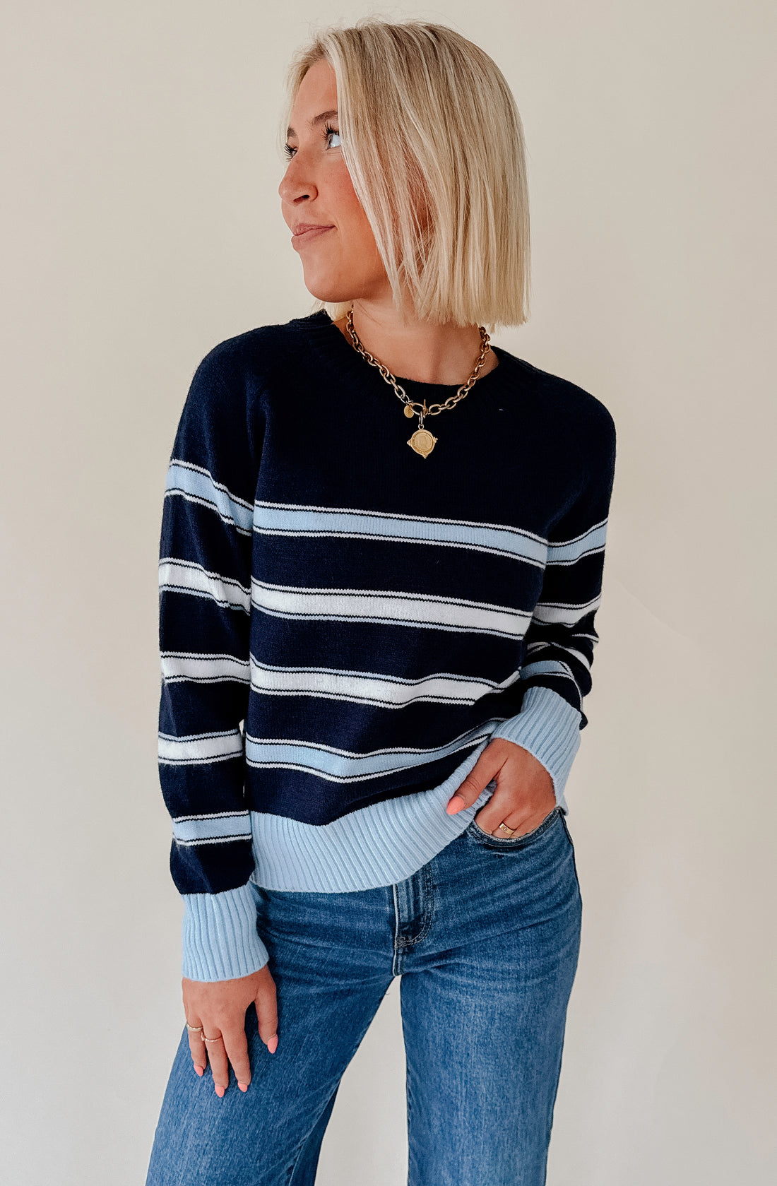 THE MACY STRIPED SWEATER