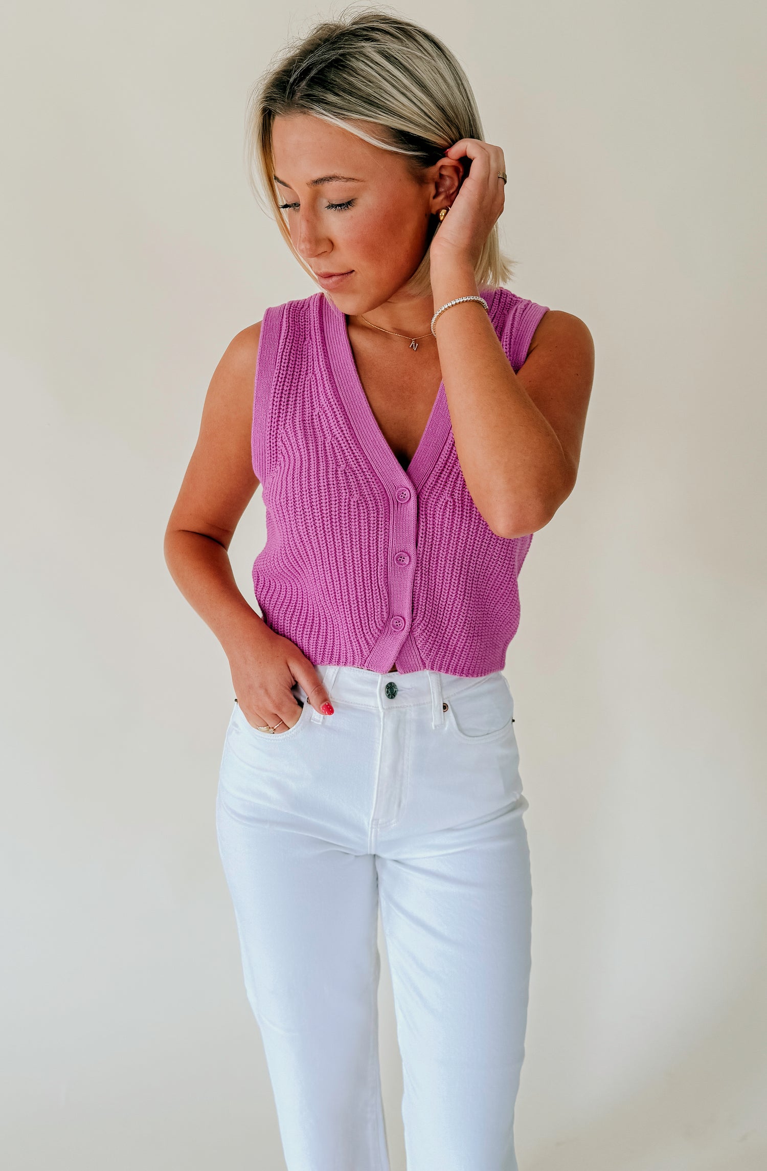 STEVE MADDEN LILO SWEATER VEST