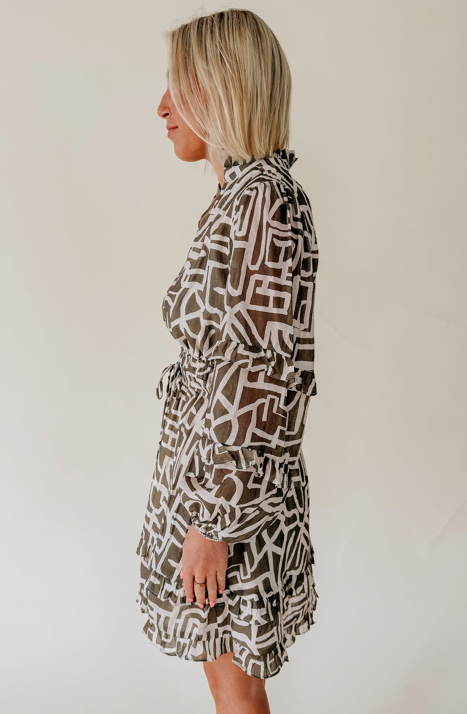 FELT RIGHT PRINTED DRESS
