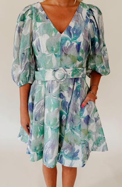LUCY PARIS ALEXIS BELTED DRESS