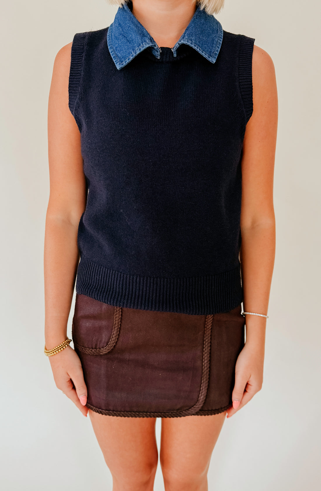 STEVE MADDEN JEANE SWEATER VEST