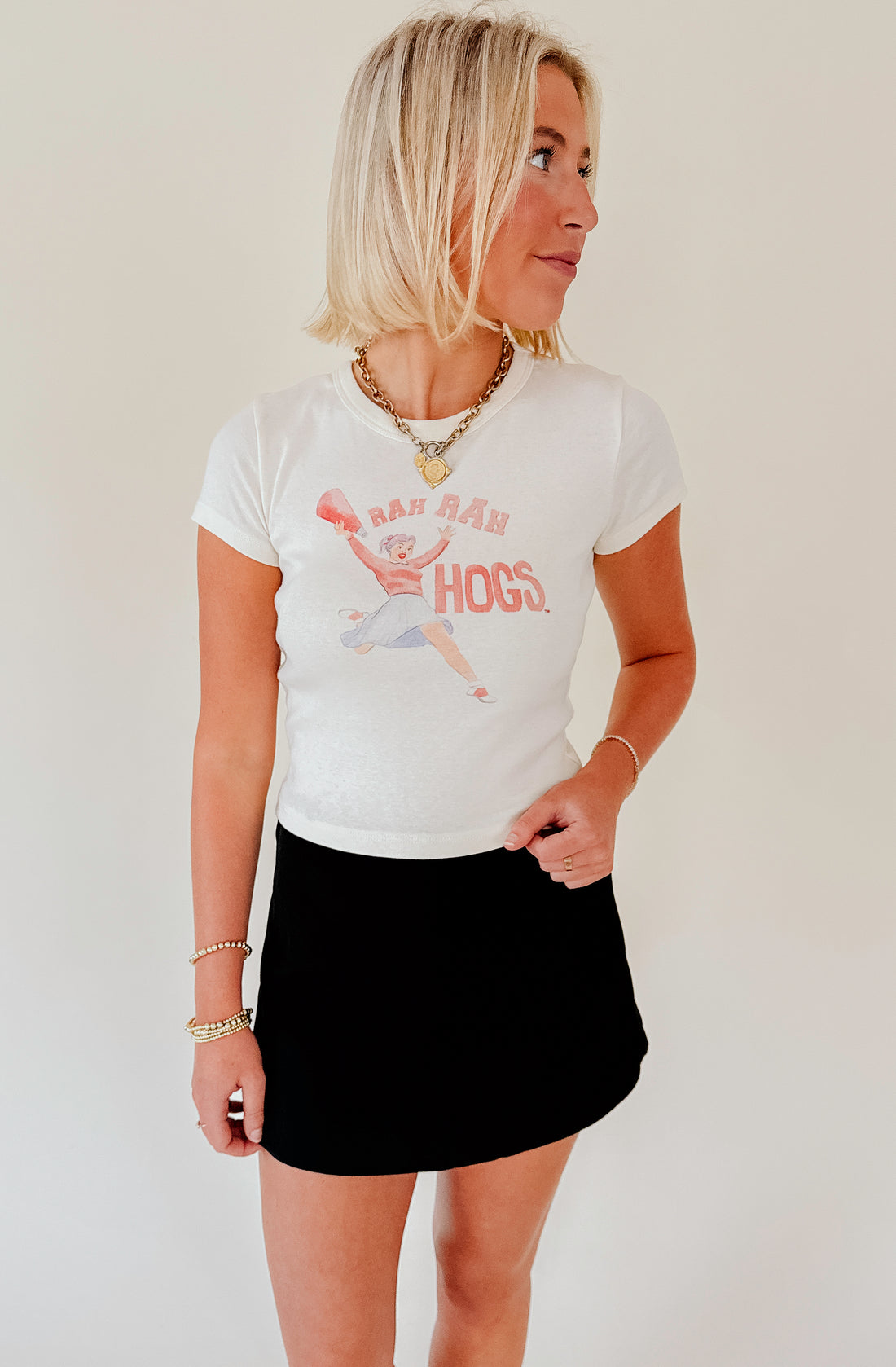 ARKANSAS RAZORBACKS RAH RAH MICRO TEE