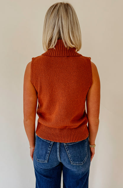 SPICED LATTE TURTLENECK SWEATER