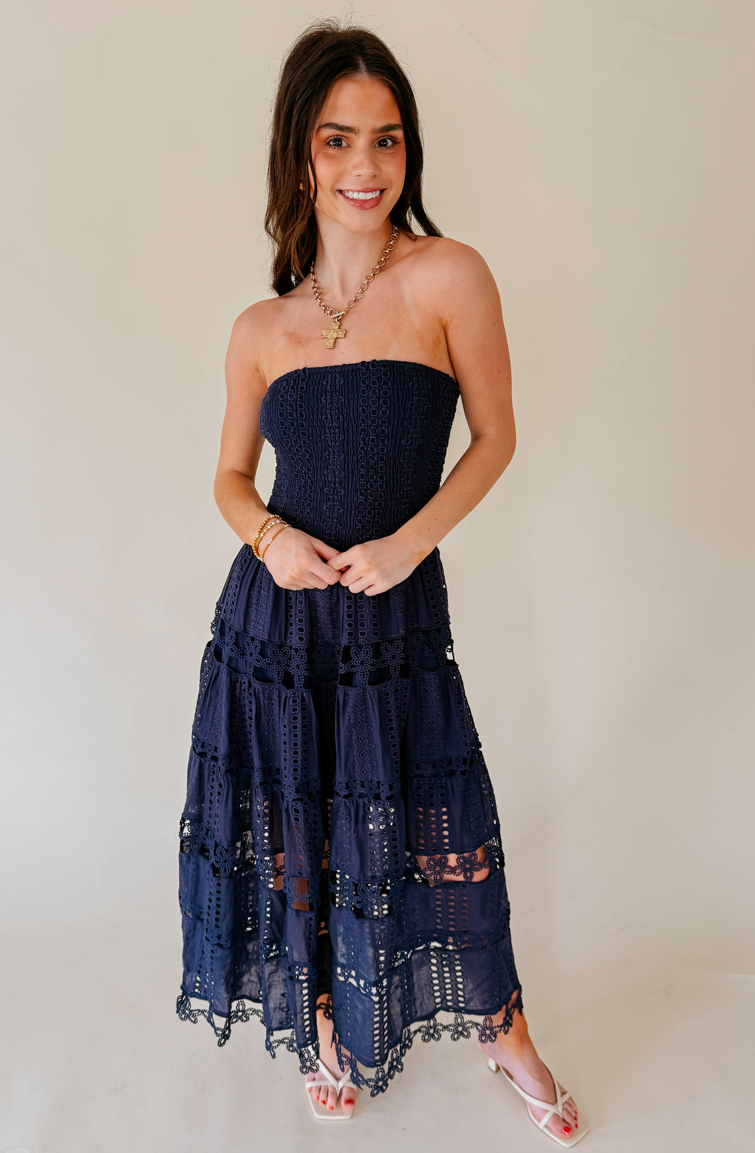 SO TUBULAR SMOCKED DRESS