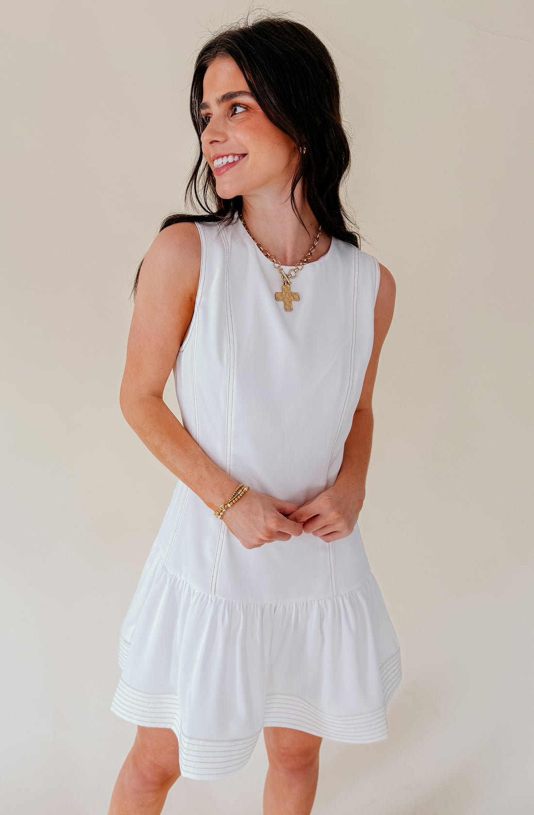 CIEBON HOLLIS FIT AND FLARE DRESS