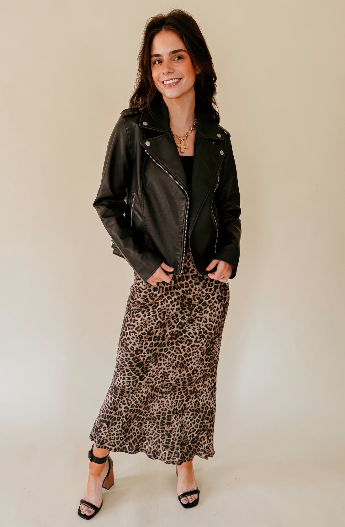 Z SUPPLY IZABEL LEOPARD MIDI SKIRT