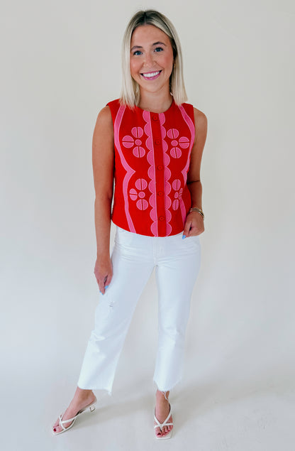 TO MY SURPRISE COLOR BLOCKED TOP