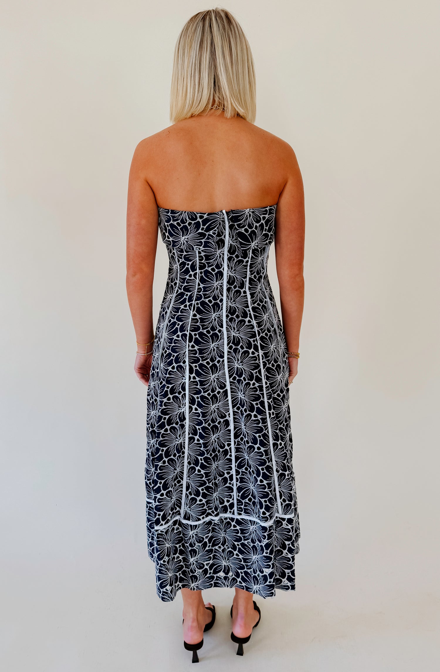YOU GUESSED IT LACE MIDI DRESS