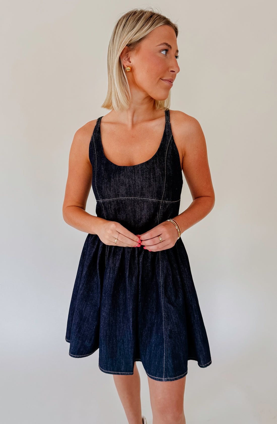 THE DARCY DENIM MINI