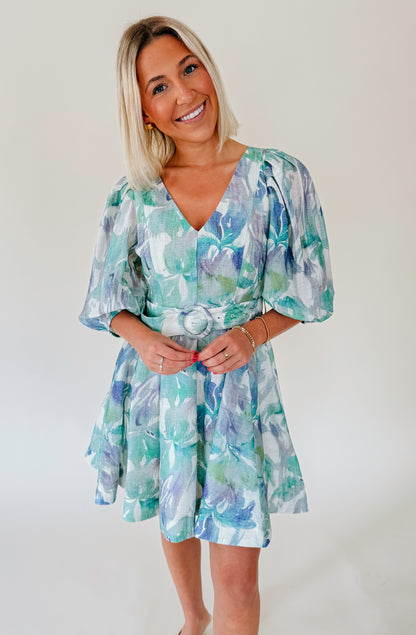LUCY PARIS ALEXIS BELTED DRESS