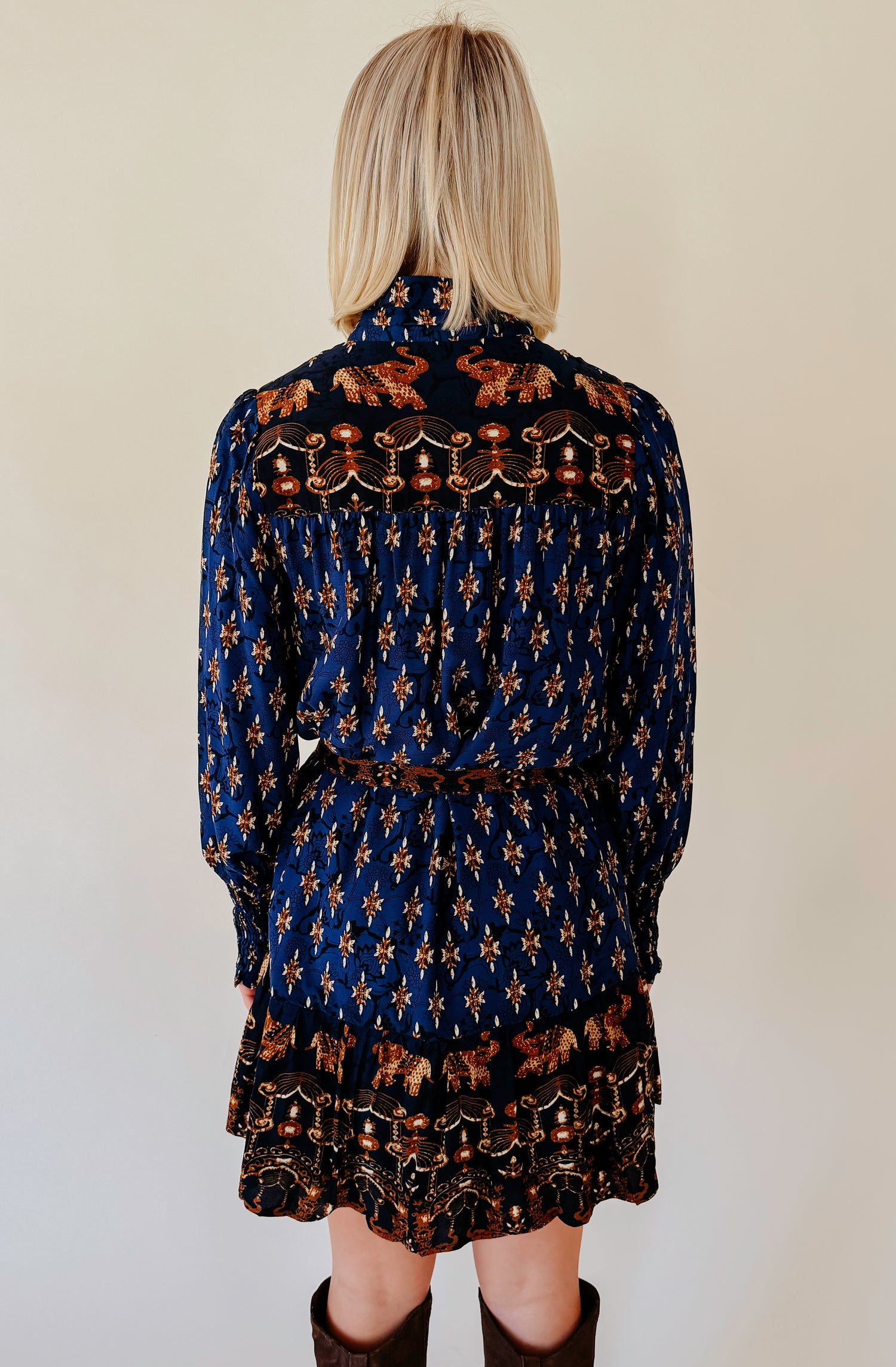 FOR THE LOVE OF FALL PRINTED DRESS
