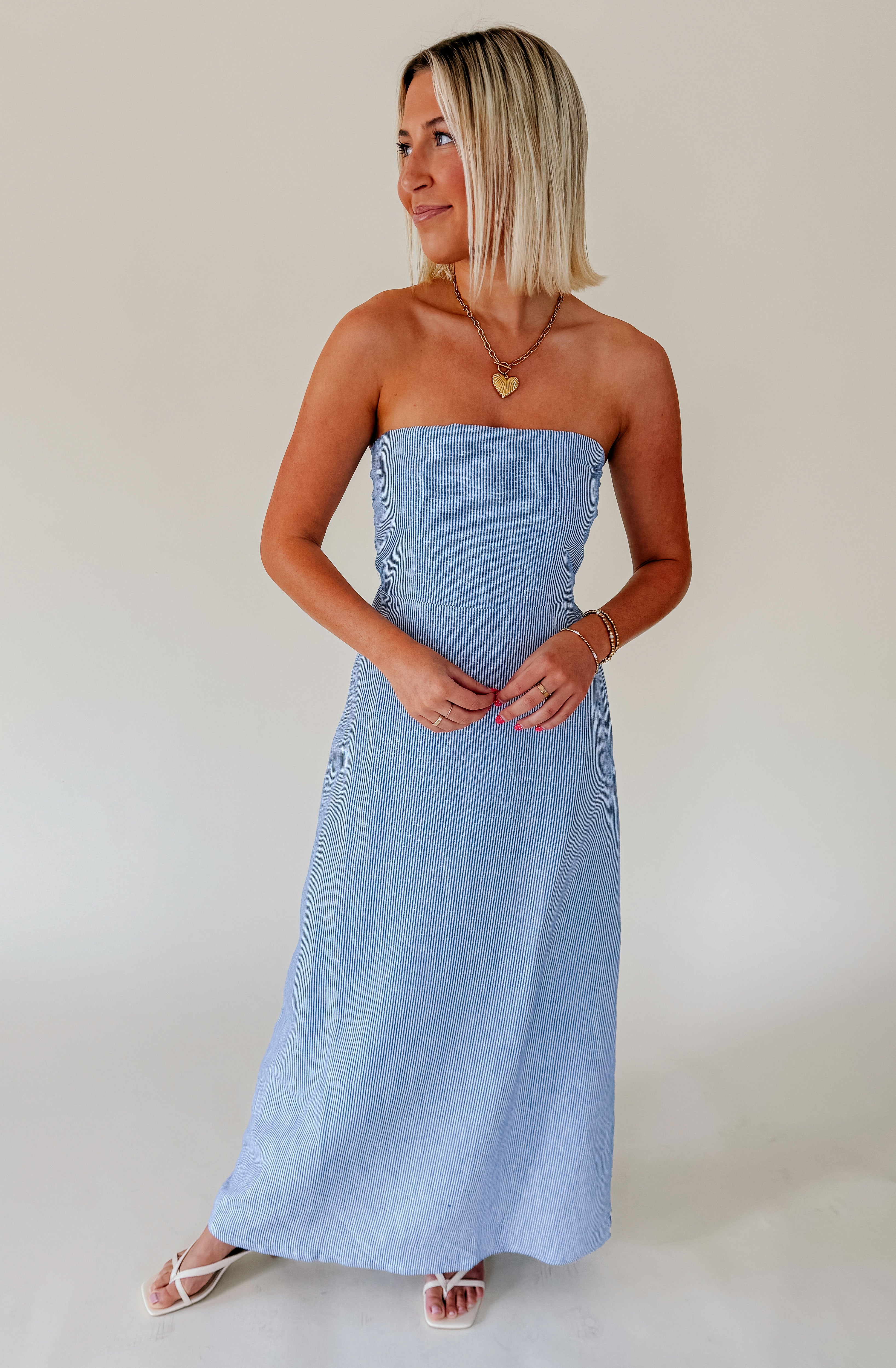 THE PORTLAND STRIPED DRESS