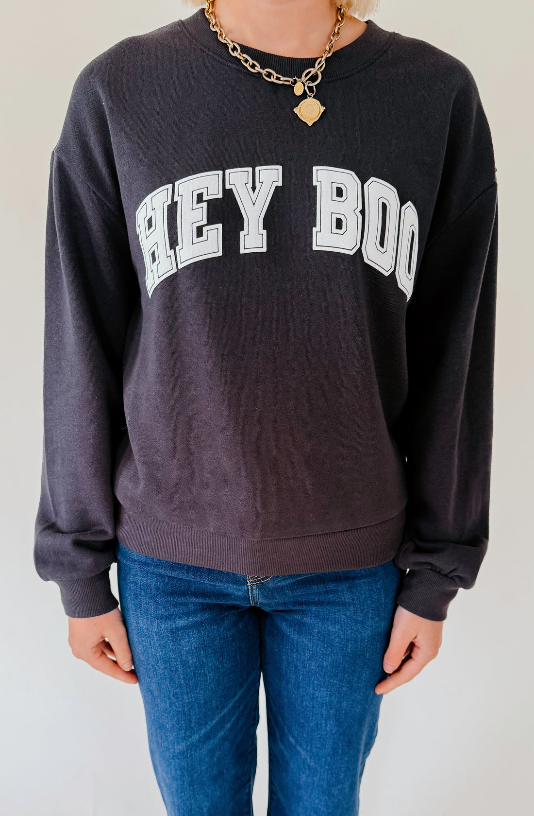 Z SUPPLY CLASSIC HEY BOO SWEATSHIRT