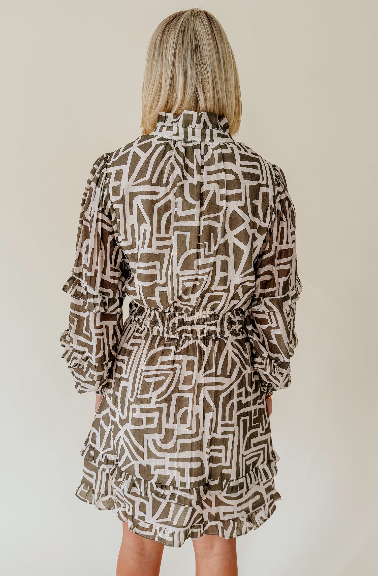 FELT RIGHT PRINTED DRESS