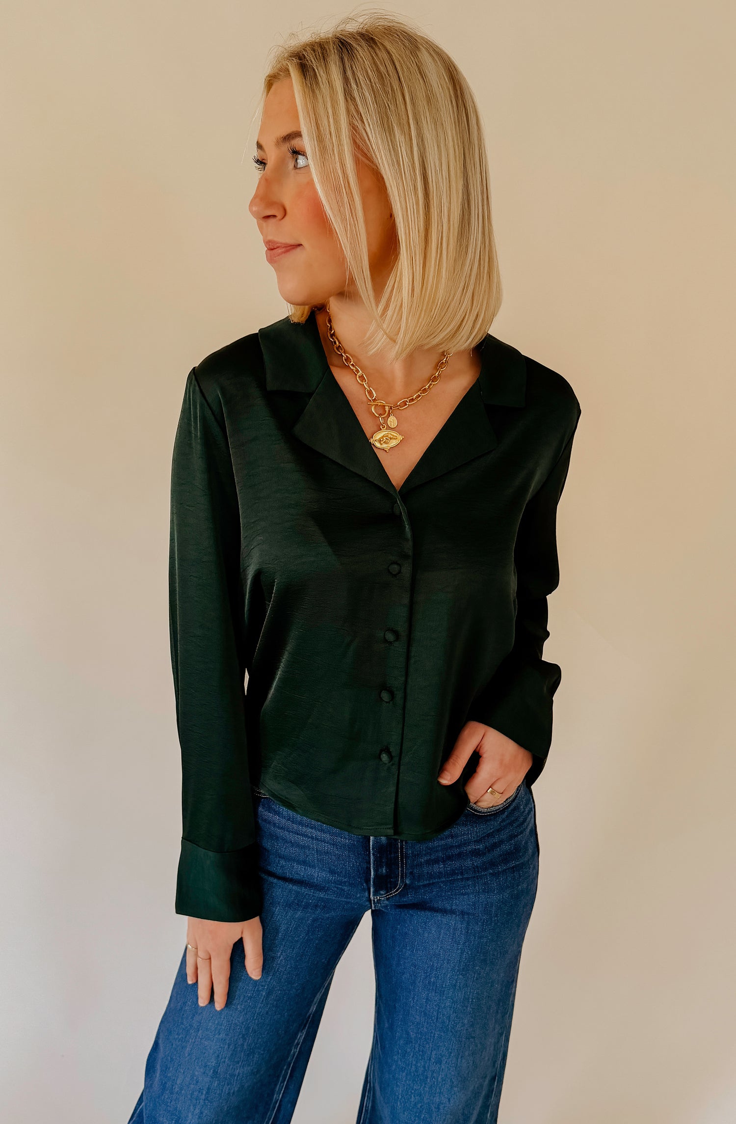 Z SUPPLY ANA SATIN TOP