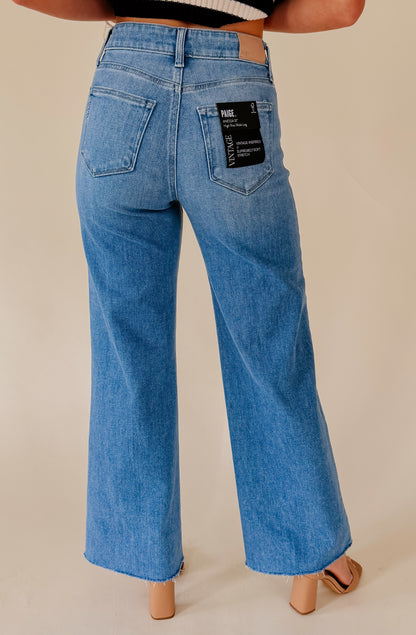 PAIGE ANESSA 31&quot; INCH RAW HEM DENIM