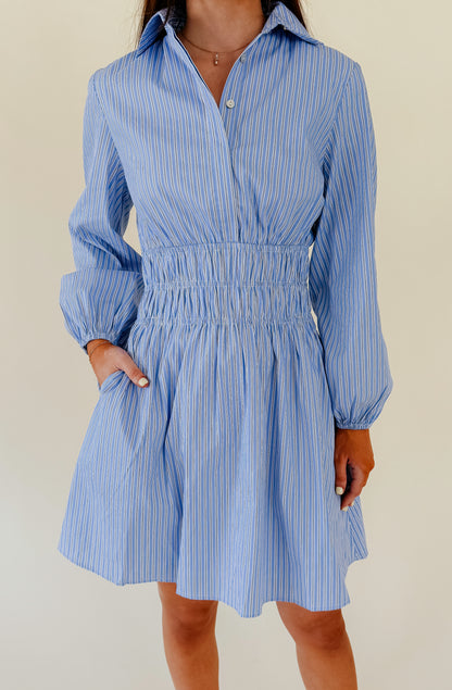 DAY READY STRIPED DRESS