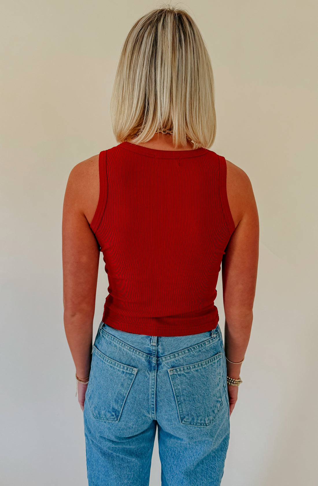 THE LIZ RIBBED PATCH ARKANSAS TANK