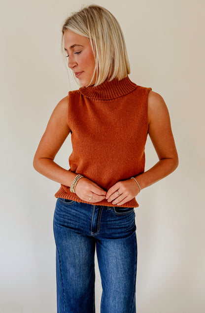 SPICED LATTE TURTLENECK SWEATER