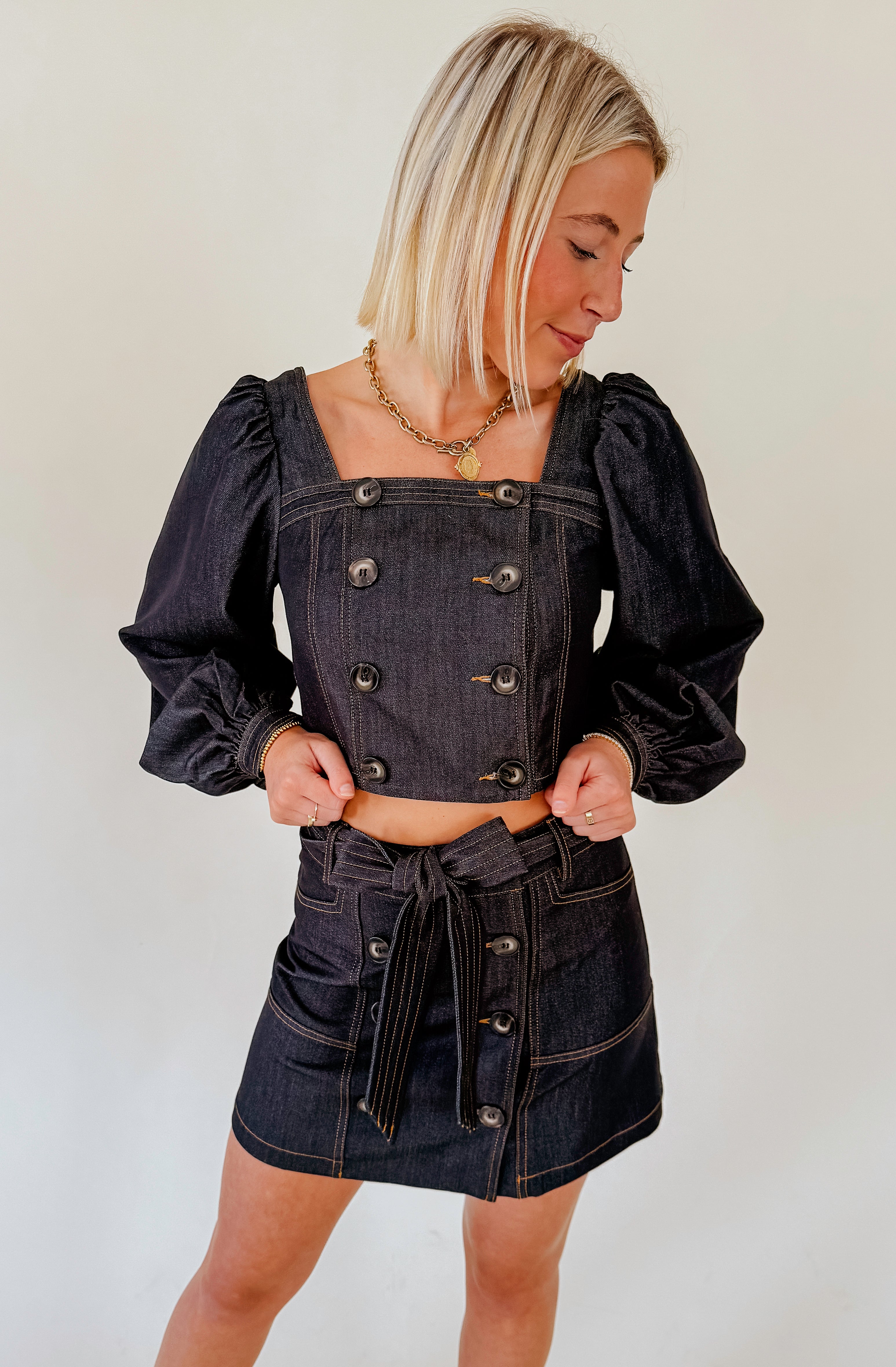 CIEBON MYERS DENIM TOP