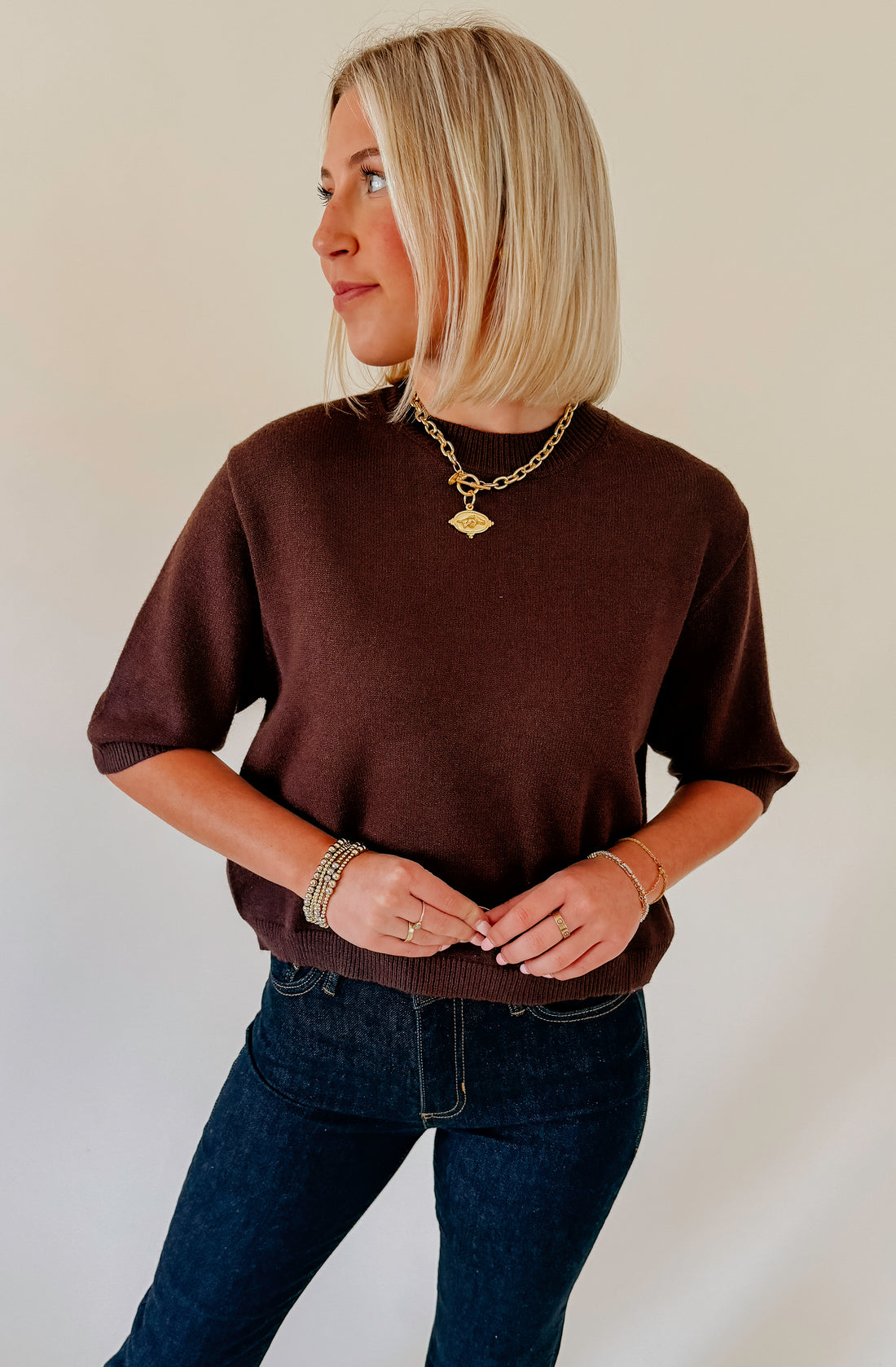 YOUR FAVORITE CREW NECK SWEATER