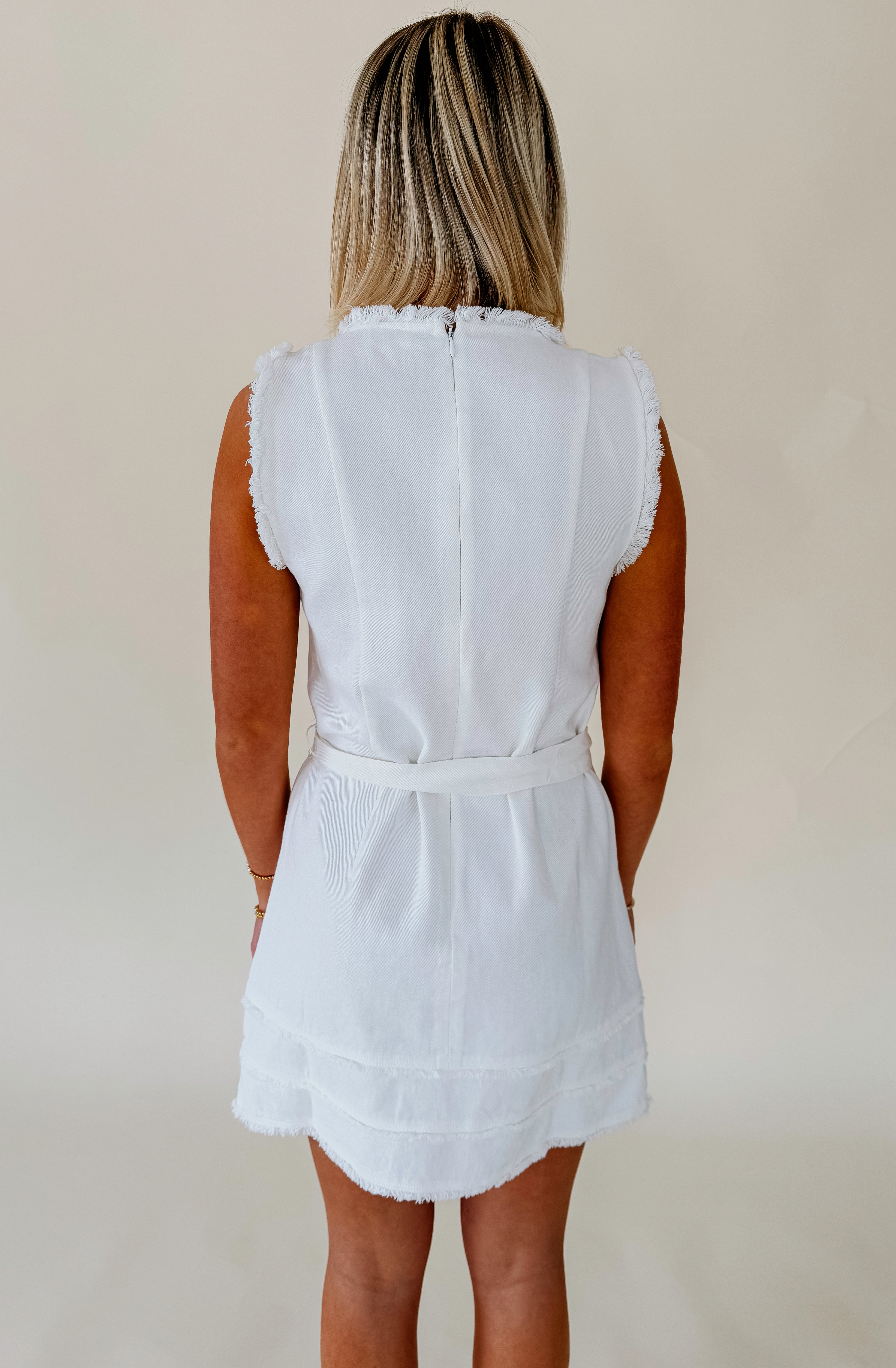 ON THE BOARDWALK DENIM DRESS