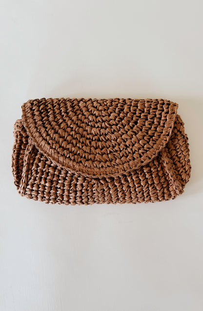 Z SUPPLY SAND DOLLAR MINI STRAW BAG
