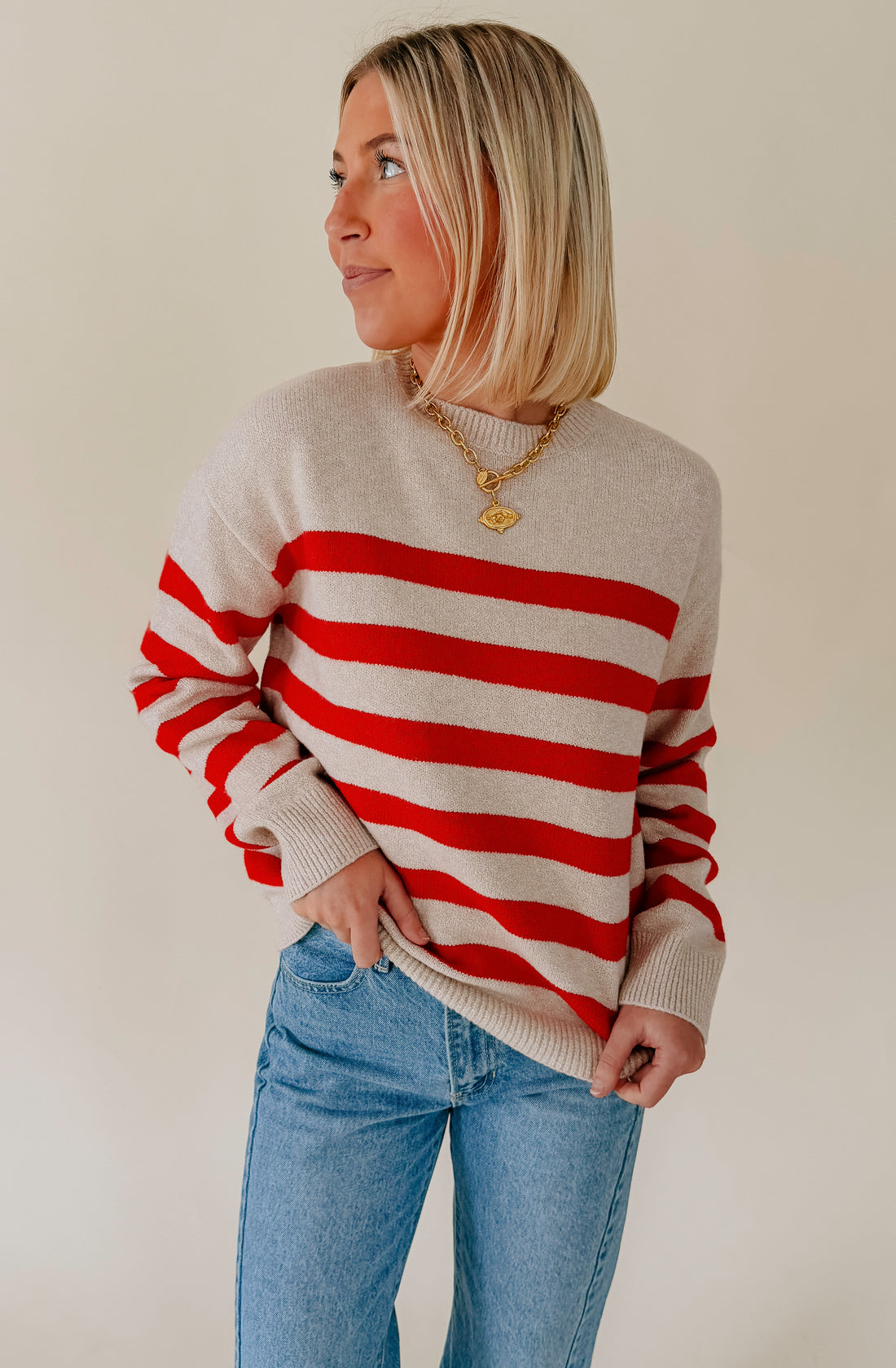 DAZE CARLYLE EVERYDAY CREW NECK SWEATER