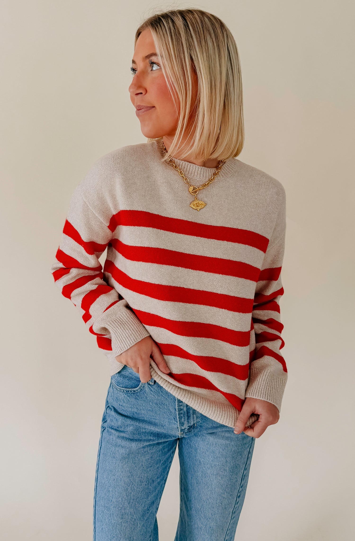 DAZE CARLYLE EVERYDAY CREW NECK SWEATER