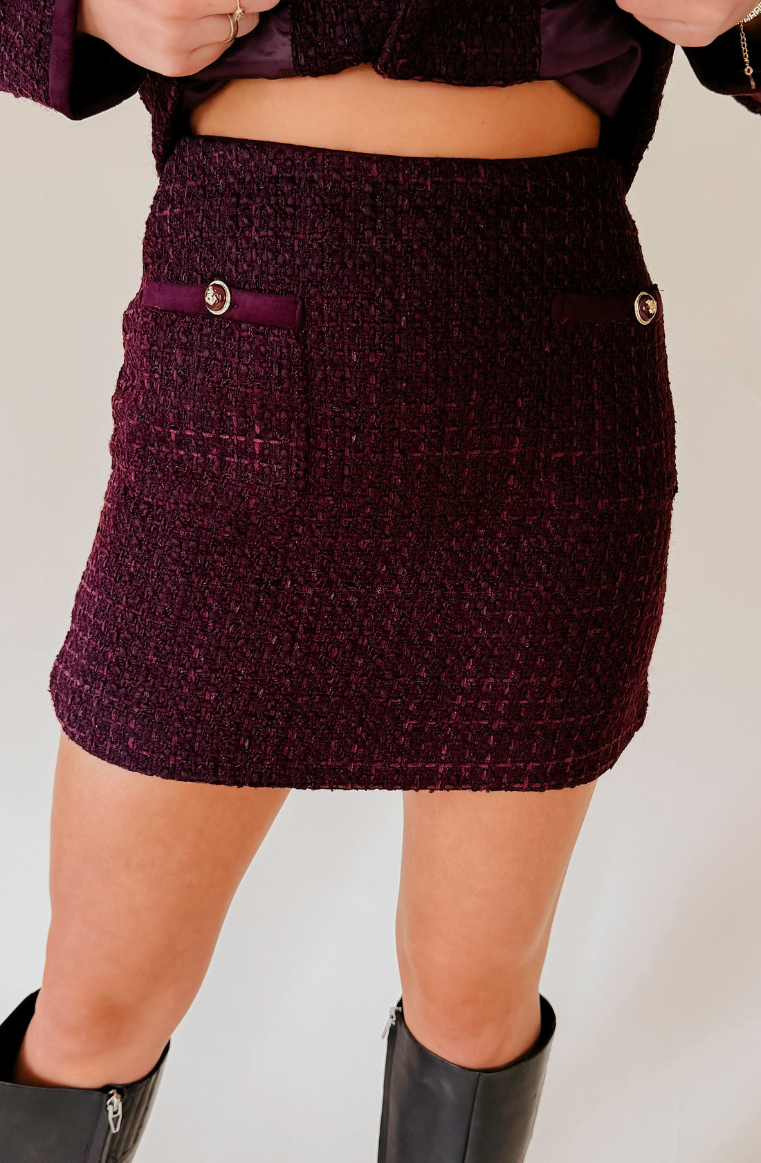 LINE AND DOT CHARLI MINI SKIRT