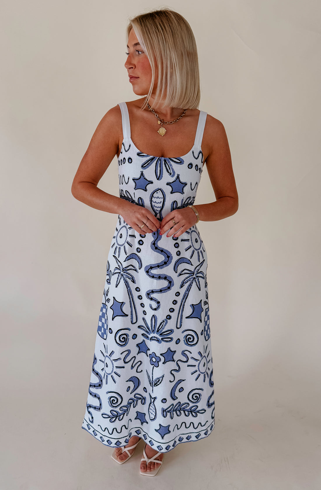 CLEOBELLA SHELLY ANKLE DRESS