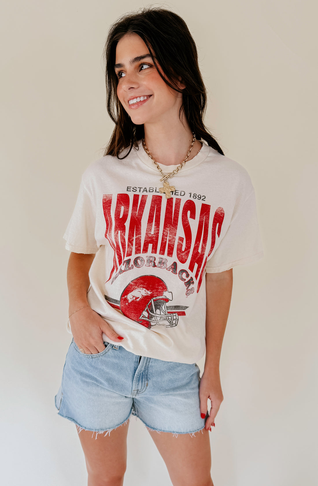 ARKANSAS HELMET TEE