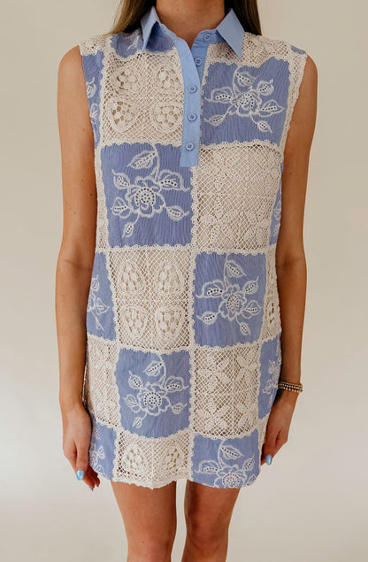 PATCHED TO PERFECTION PATCHWORK DRESS