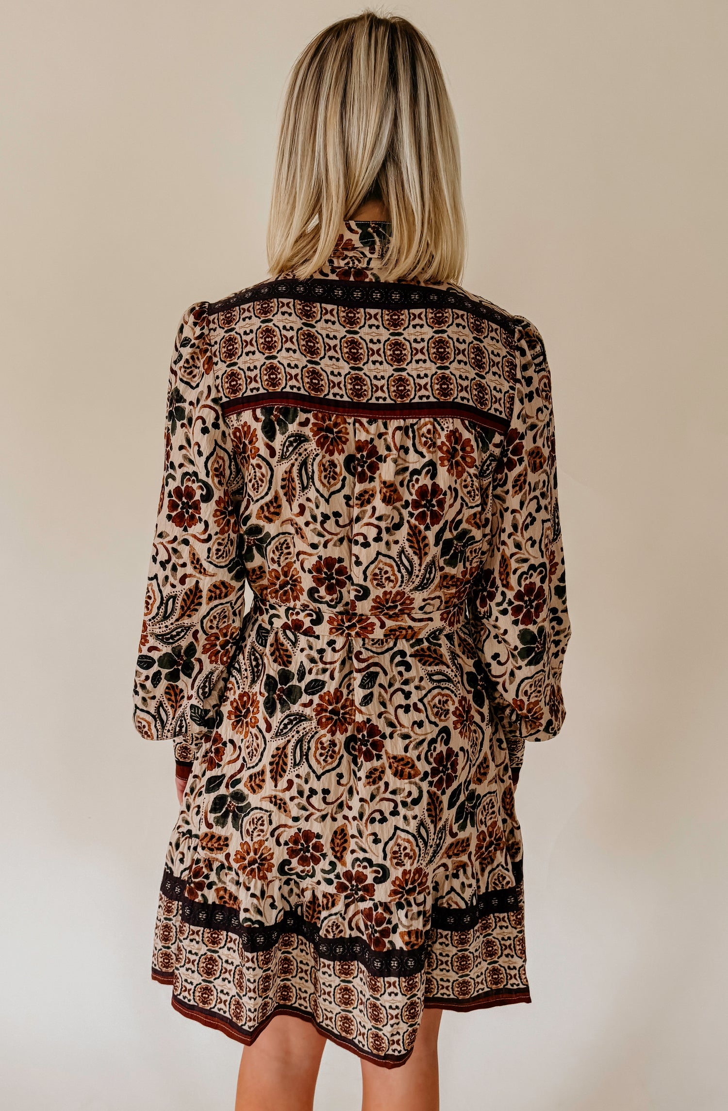 FAVORITE SEASON BUTTONED MINI DRESS