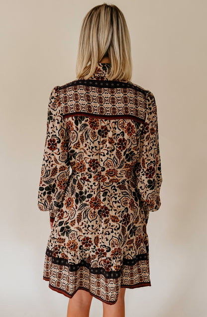 FAVORITE SEASON BUTTONED MINI DRESS