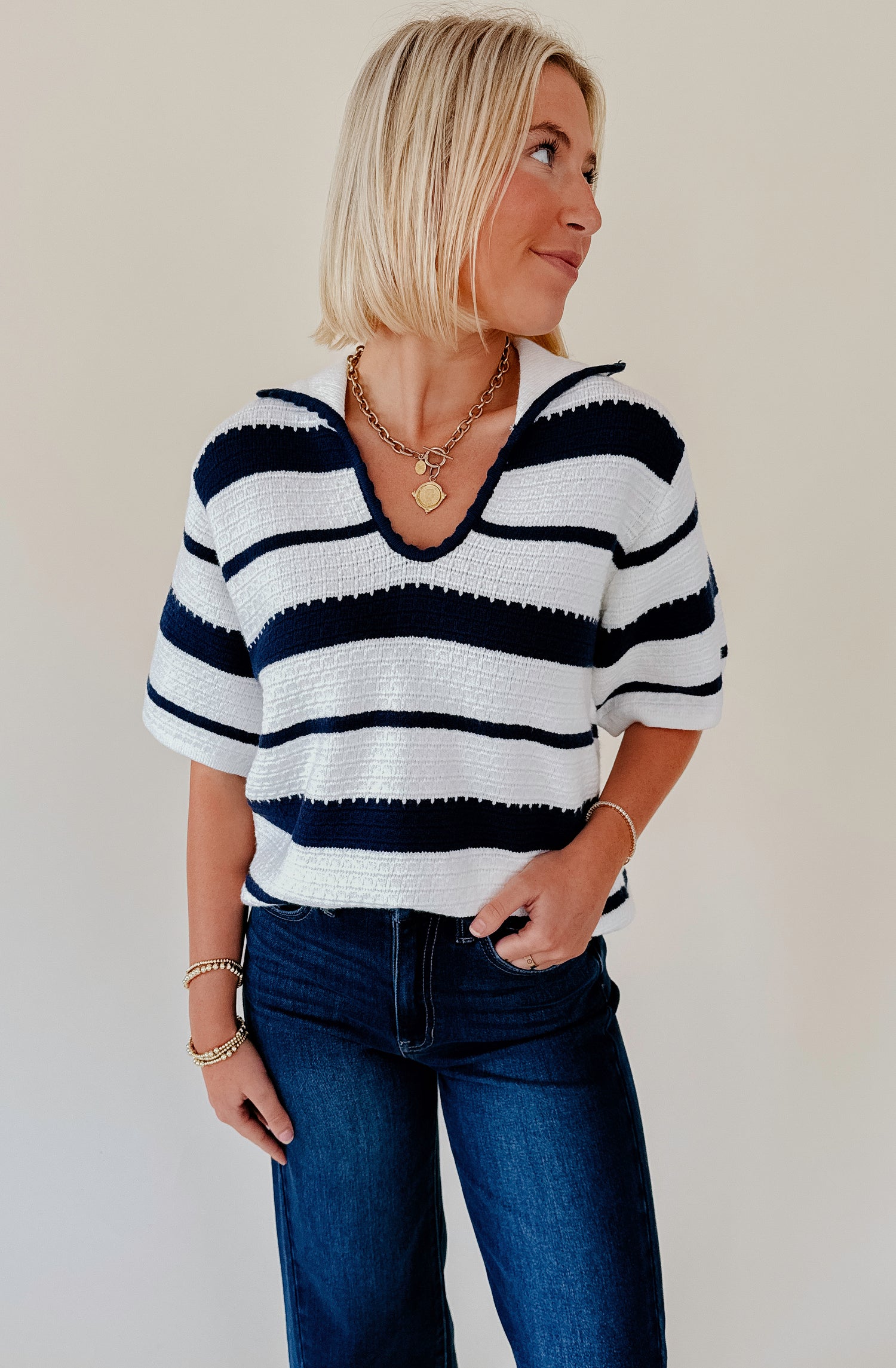 THE MALLORY COLLARED SWEATER