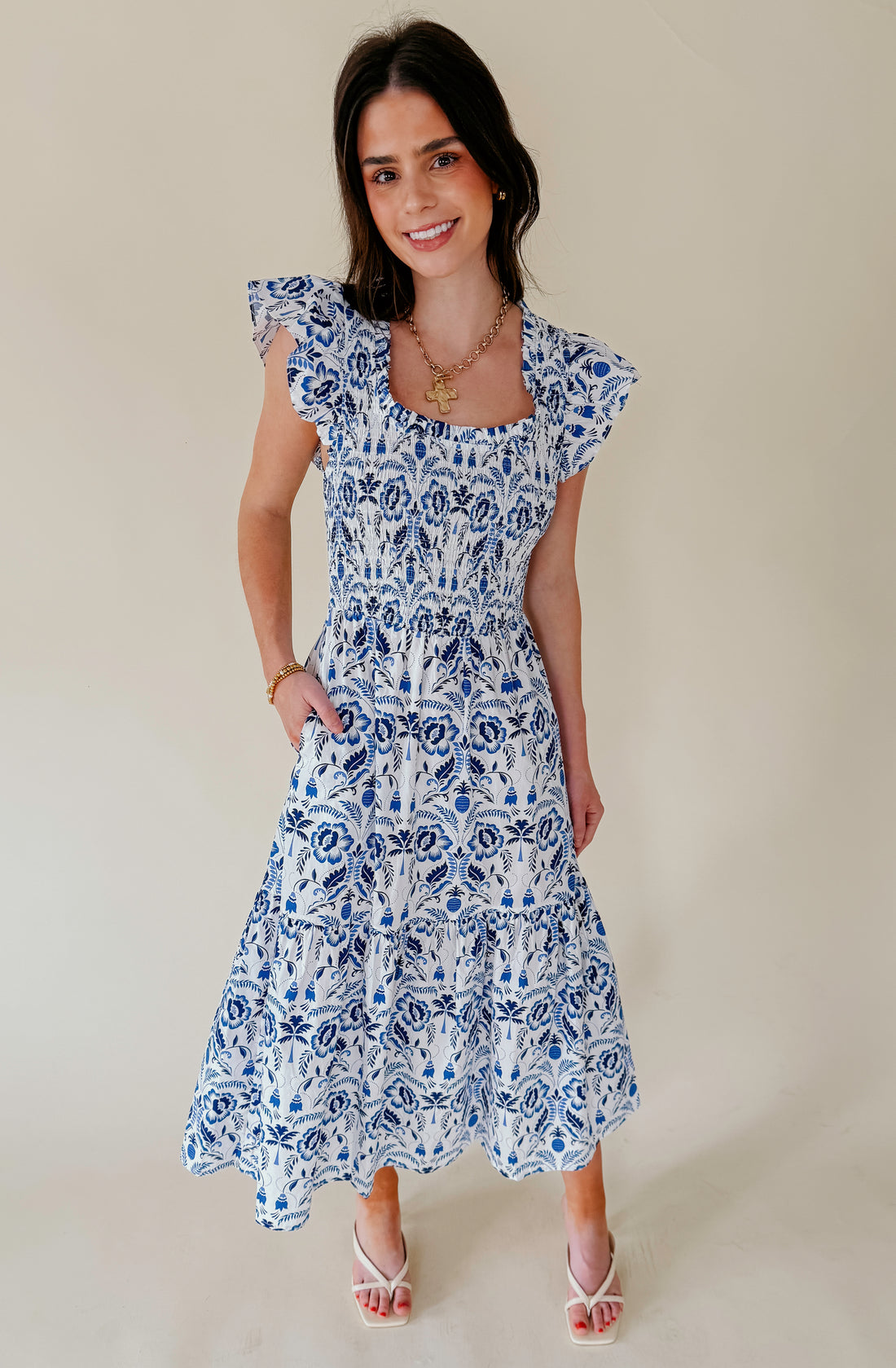 MARISOL FLORAL MIDI