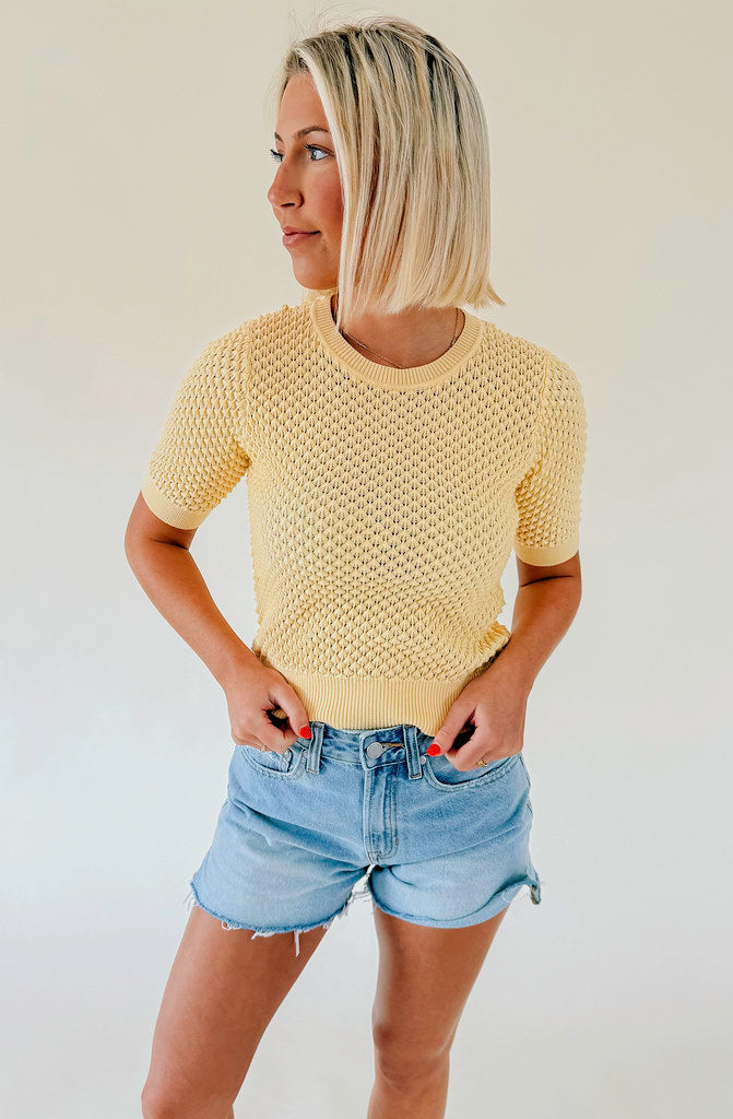 LUCY PARIS ELISE KNIT TOP