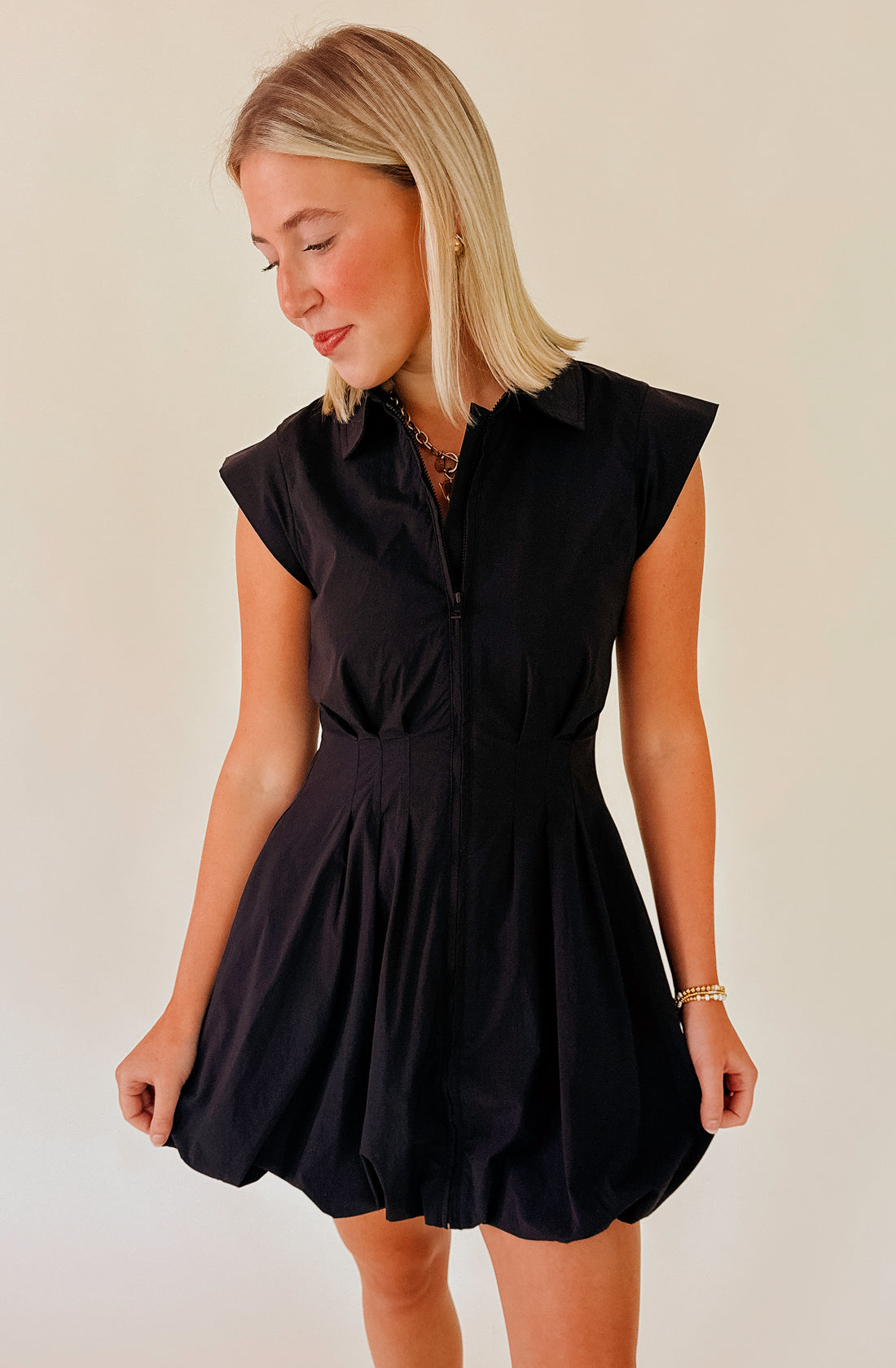 STEVE MADDEN DYANNE DRESS IN BLACK