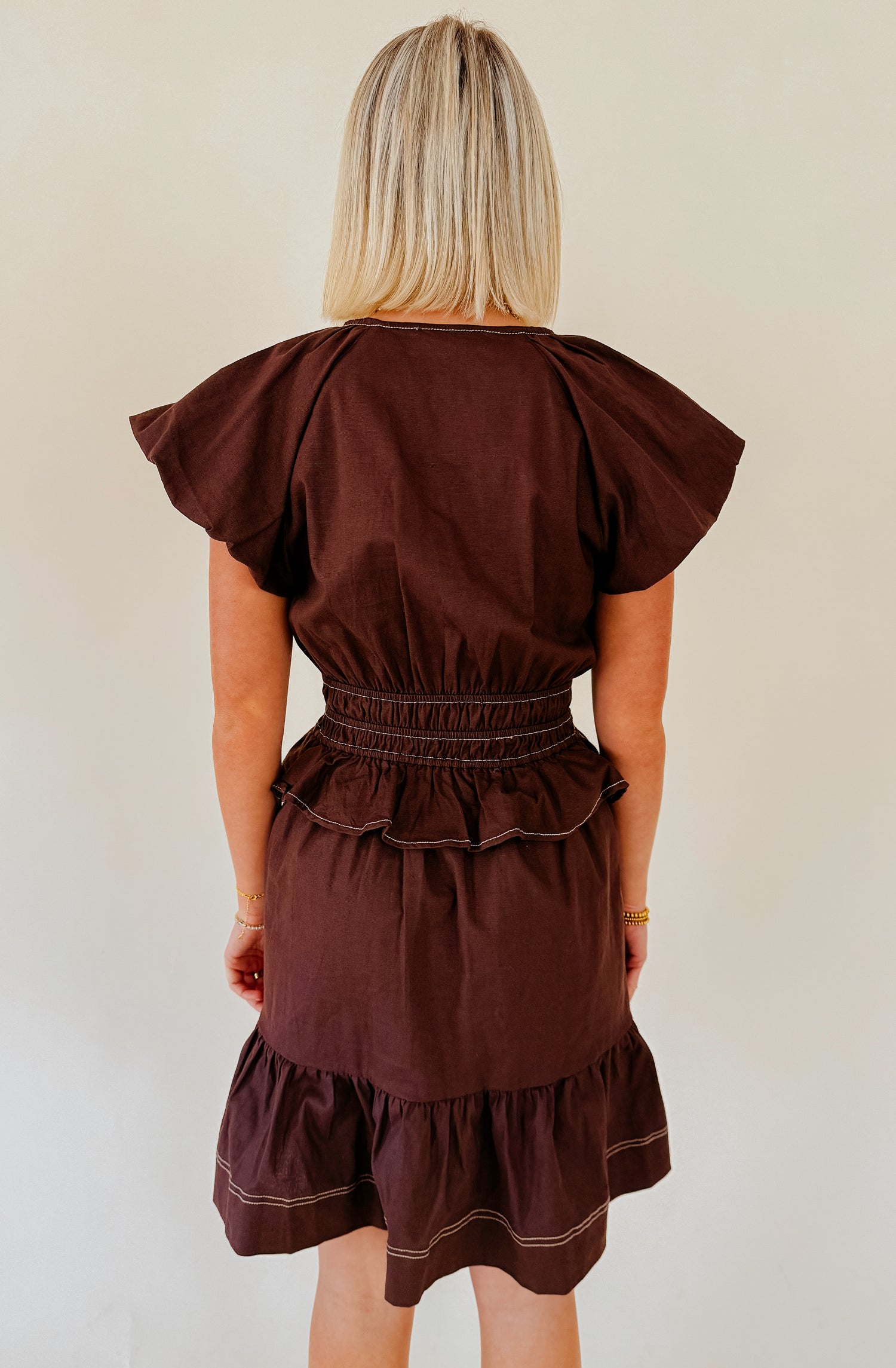 THE REMI STITCH DETAILED DRESS