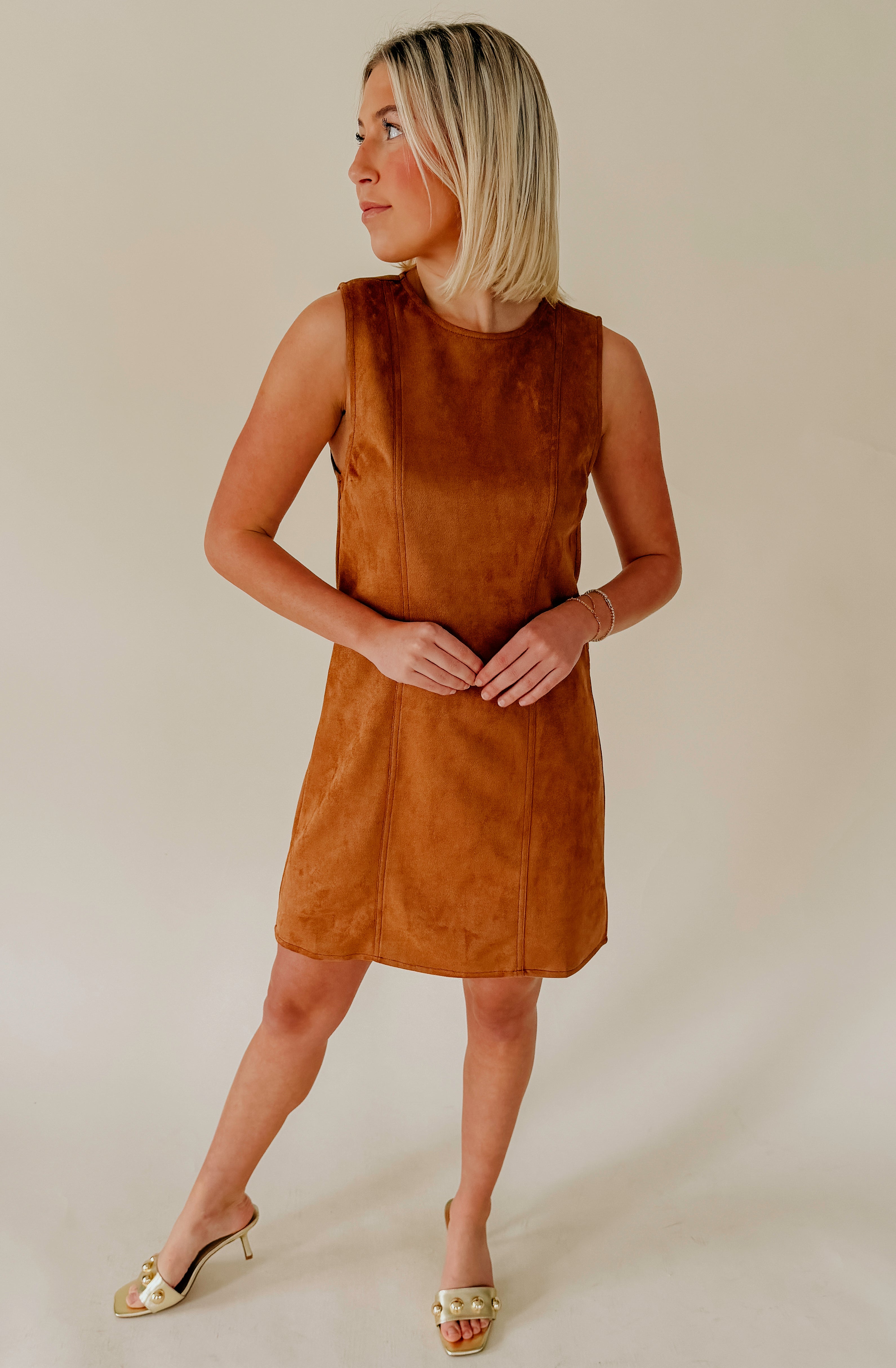 THE SOPH SUEDE DRESS