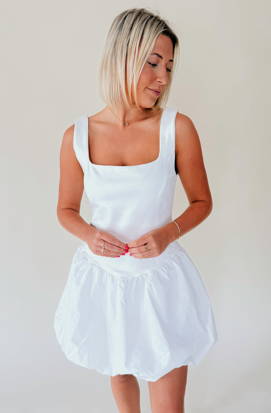 IN YOUR BUBBLE MINI DRESS