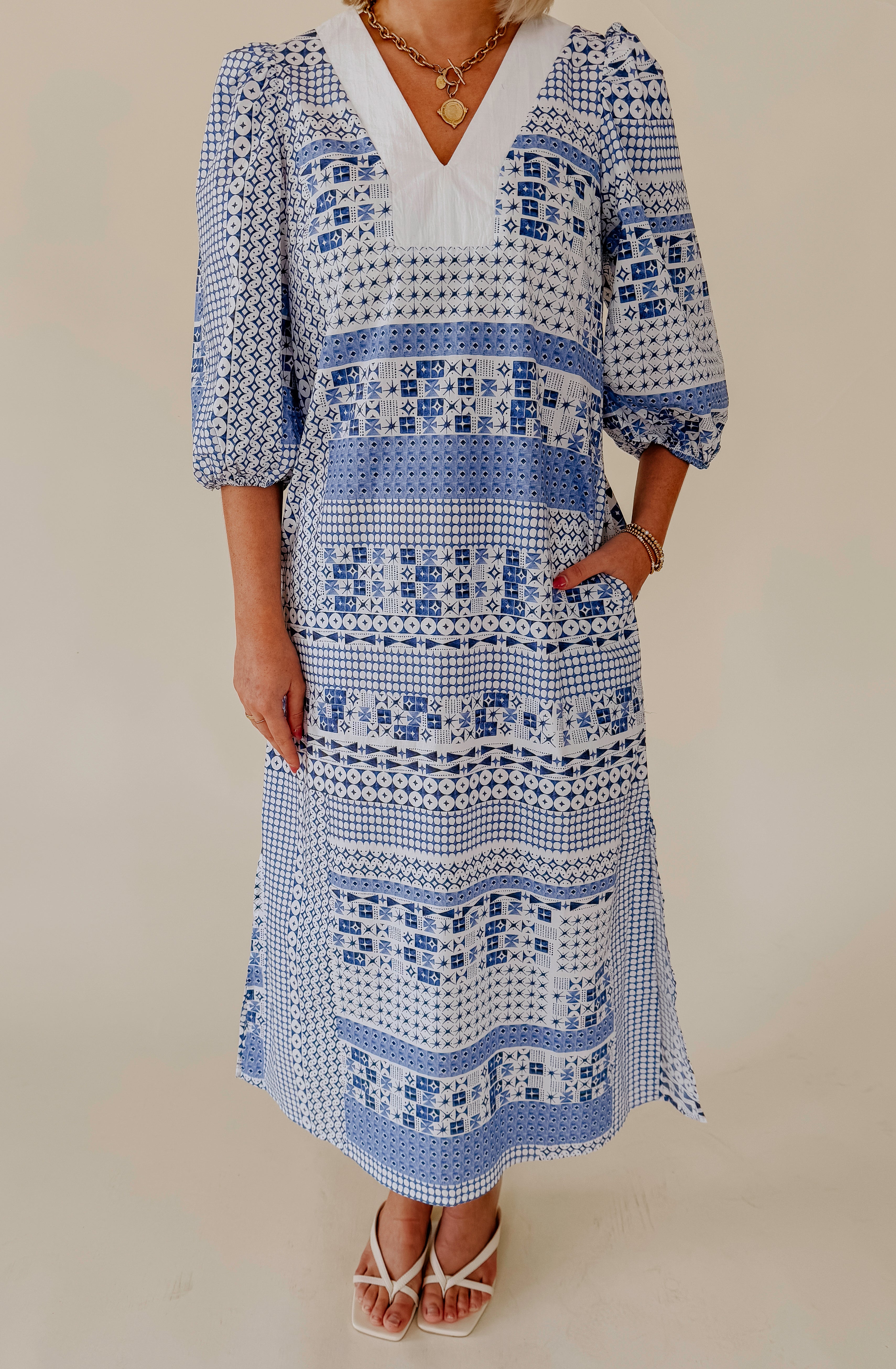 THE PRESLEY PRINTED DRESS