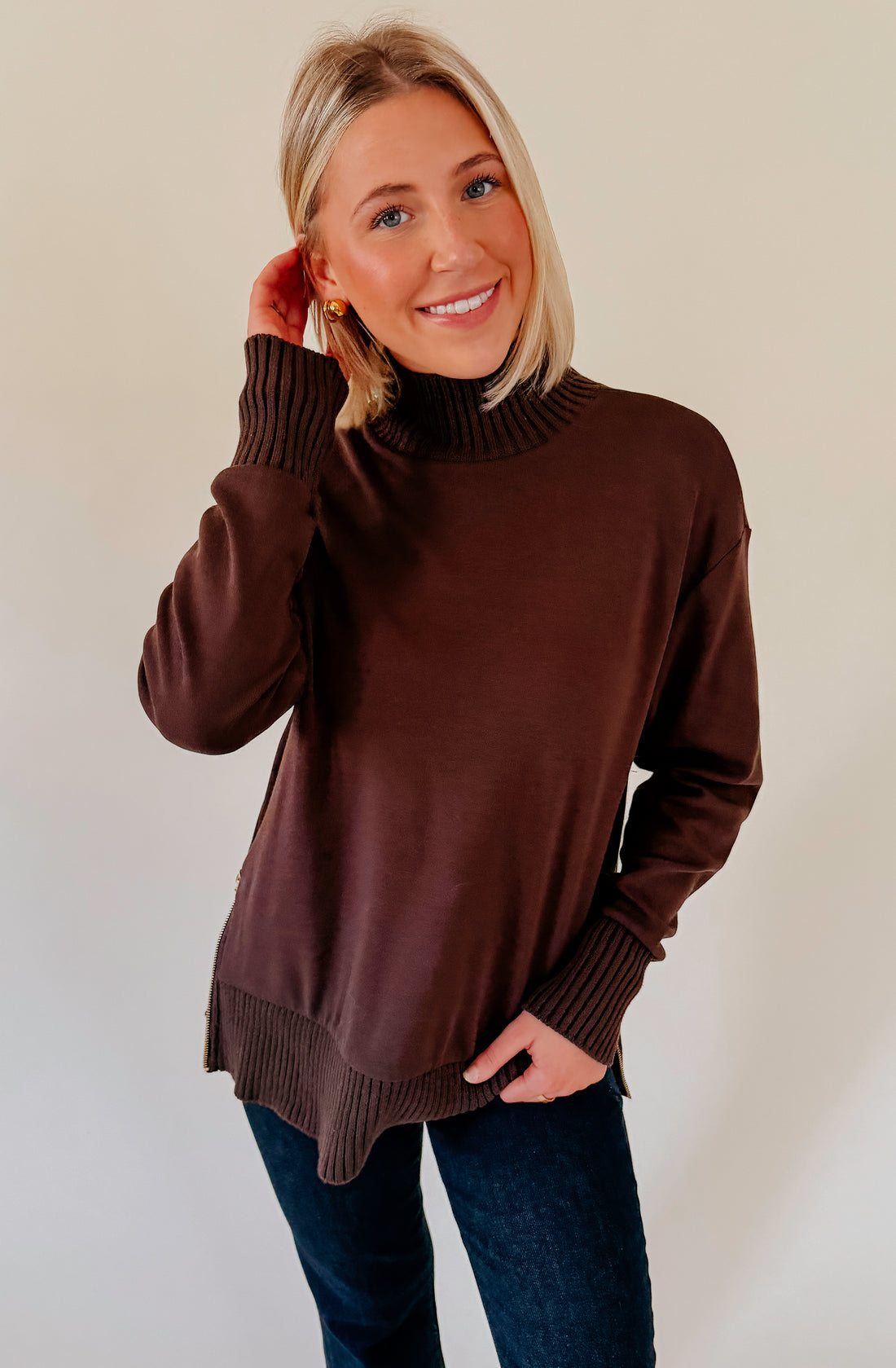 Z SUPPLY SABLE RIB SWEATSHIRT