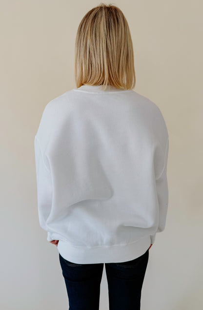 ARKANSAS EMBROIDERED OFFSIDE CREWNECK SWEATSHIRT